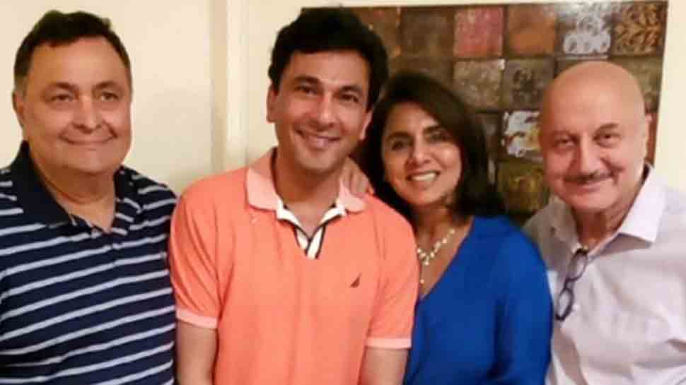 Rishi Kapoor dines with &#039;chef supreme&#039; Vikas Khanna