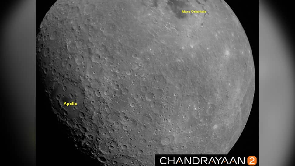 ISRO&#039;s Chandrayaan-2 captures first image of Moon, identifies Mare Orientale basin and Apollo craters