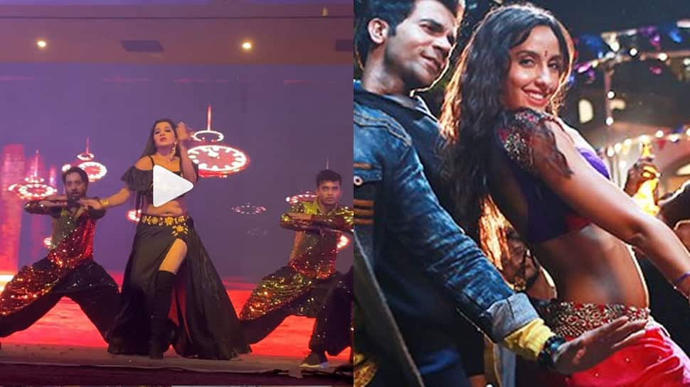 Monalisa sets the stage on fire while dancing to Nora Fatehi&#039;s &#039;Kamariya&#039;—Watch