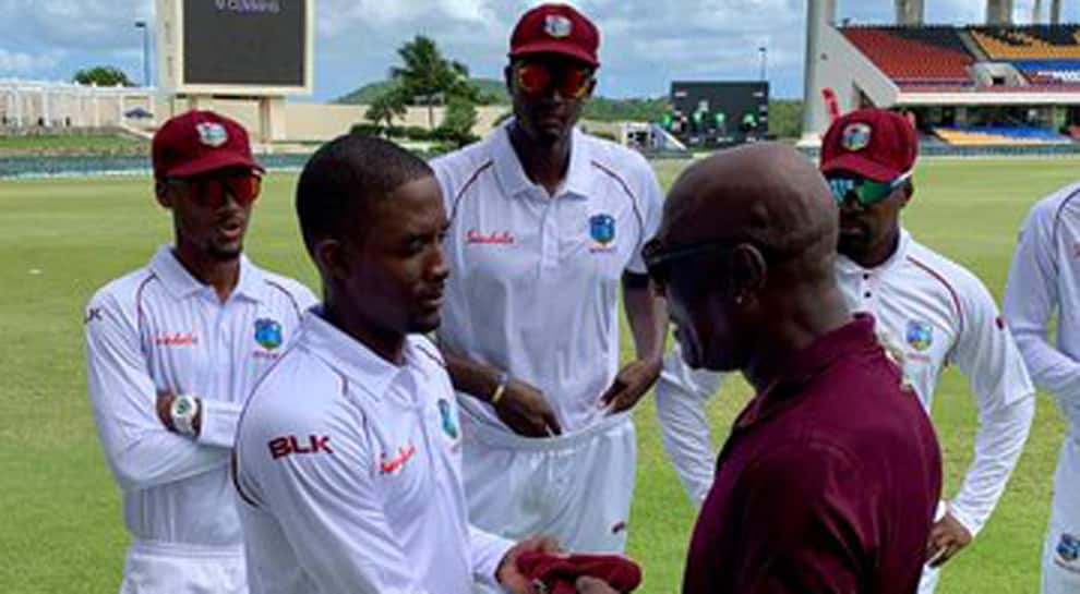 West Indies&#039; Sharmarh Brooks ecstatic to receive maiden Test cap from Viv Richards