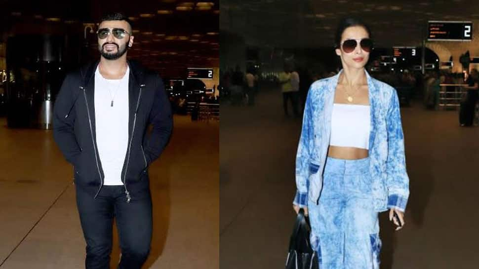 Arjun Kapoor-Malaika Arora leave for an undisclosed destination- See pics