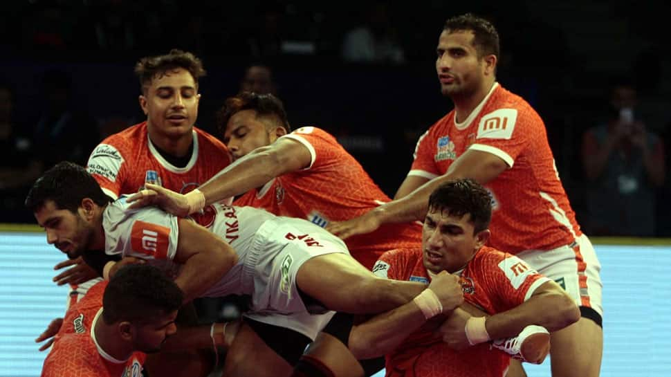 PKL 7: UP Yoddha pip struggling Puneri Paltan 35-30