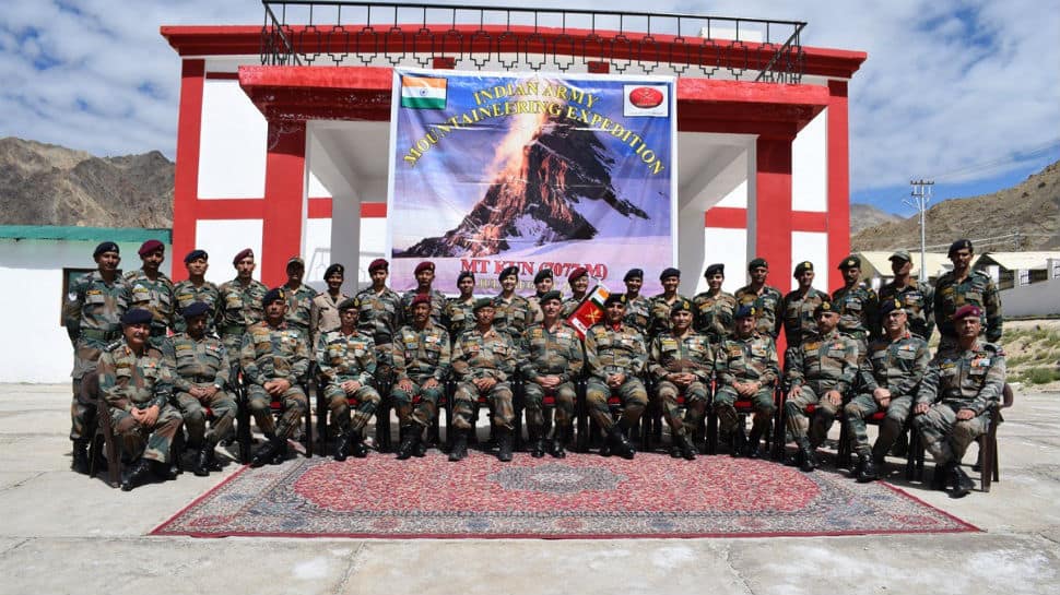 In pics: Army mountaineering expedition team successfully scales Mount Kun in Ladakh 