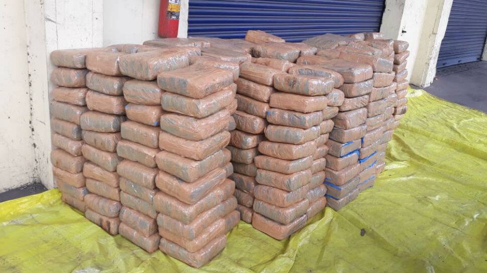 1,015 kg of ganja worth Rs 1.52 crore seized from &#039;empty&#039; truck in Vishakhapatnam