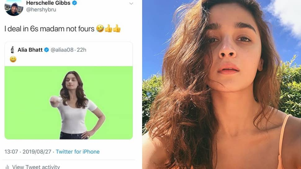 Alia Bhatt has a hilarious response when Herschelle Gibbs fails to recognise her—See inside