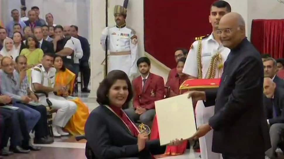 Deepa Malik conferred Khel Ratna, Bajrang Punia &amp; Ravindra Jadeja miss awards ceremony