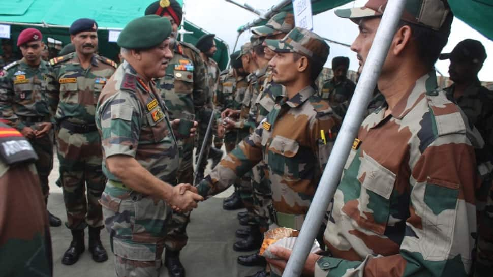 Army Chief General Bipin Rawat reviews preparedness of security forces along LoC