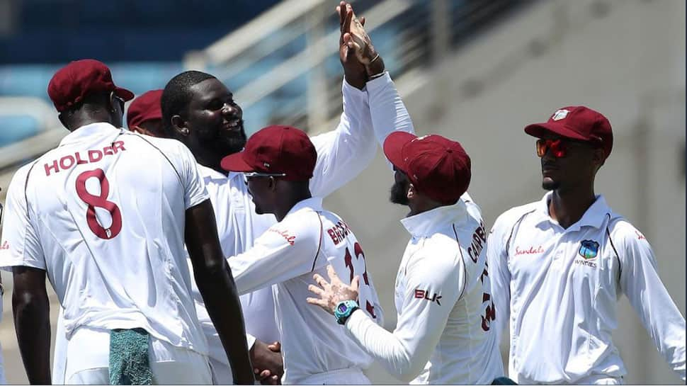 Jason Holder, Rahkeem Cornwall reduce India to 72/2 at Lunch on Day 1