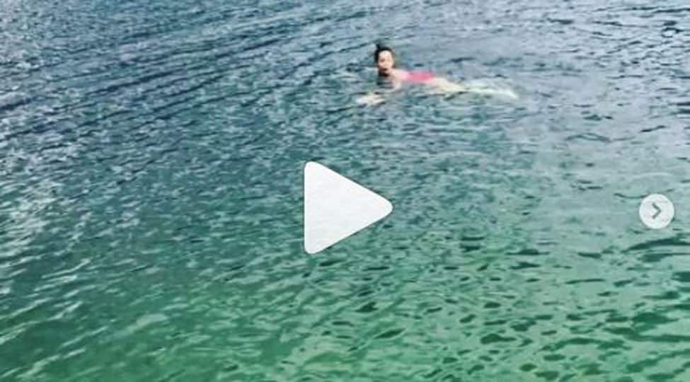 Malaika Arora swims in a lake in Austria, shares breathtaking video-Watch
