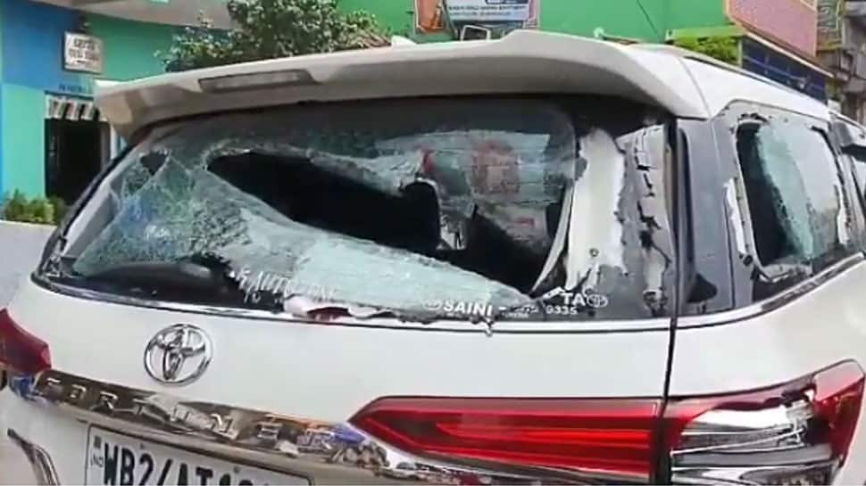 BJP MP Arjun Singh’s car ransacked by TMC supporters in North 24 Parganas