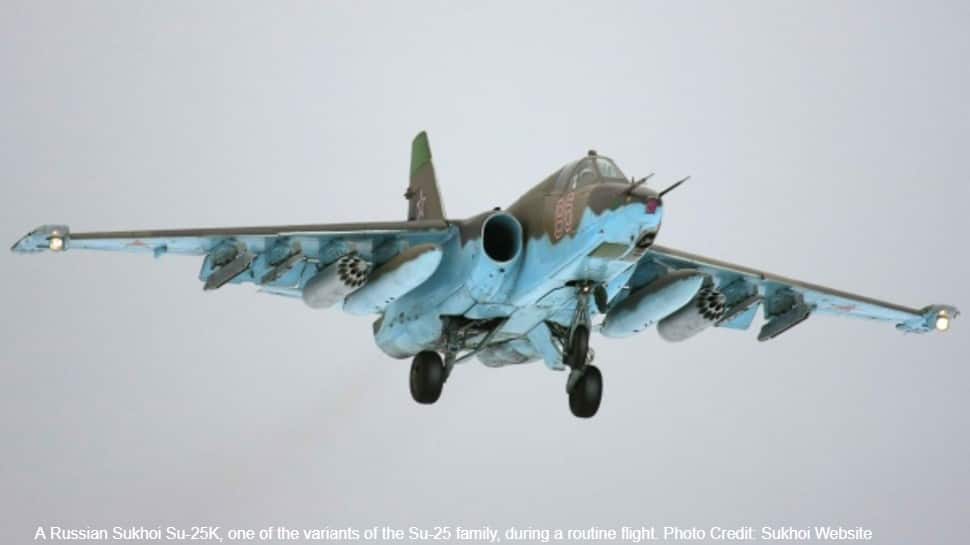 Sukhoi Su-25UB fighter-bomber of Russian Air Force crashes, search on for 2 pilots