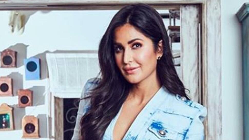 Katrina Kaif rocks the denim dress