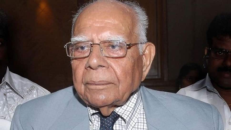 Veteran lawyer and former union minister Ram Jethmalani dies aged 95