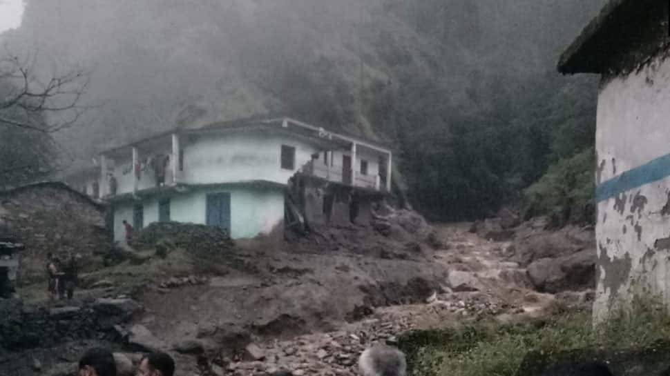 Houses damaged, washed away in flash floods in Uttarakhand