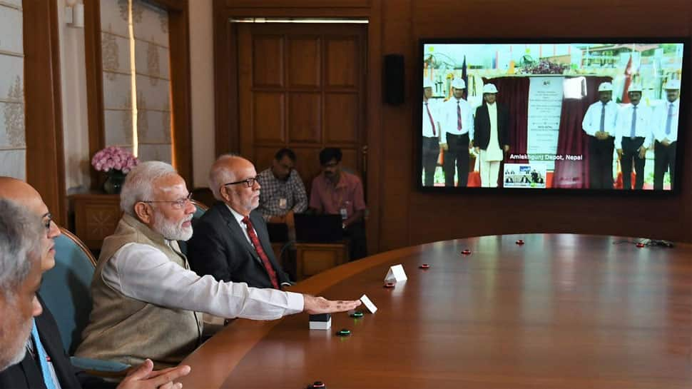 PM Modi, Nepal PM jointly inaugurate 69-km Motihari-Amlekhganj pipeline via video conference