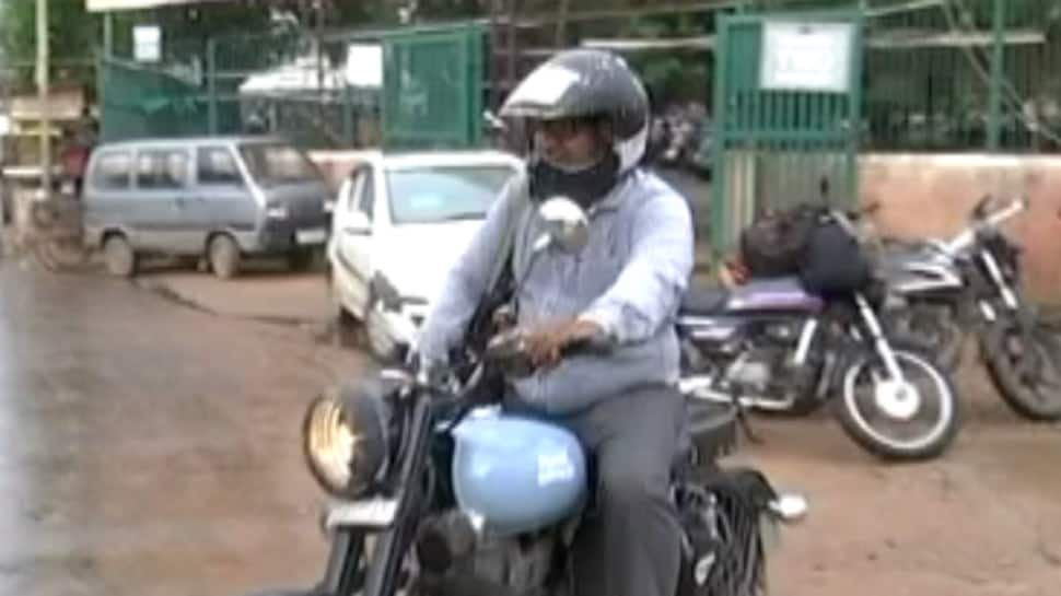 Vadodara man pastes all vehicle-related documents on helmet, pictures go viral