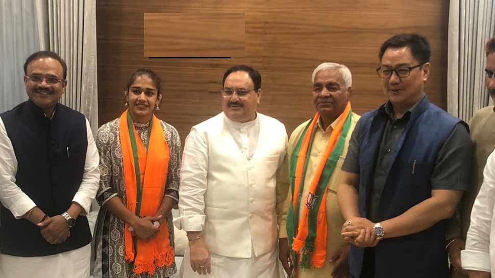 Haryana Police accepts Babita Phogat&#039;s resignation, wrestler likely to contest state elections from BJP ticket