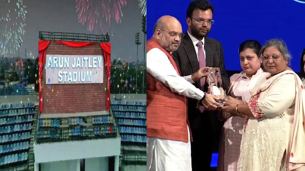 Delhi&#039;s Feroz Shah Kotla Stadium renamed after Arun Jaitley; Virat Kohli, top cricketers attend event