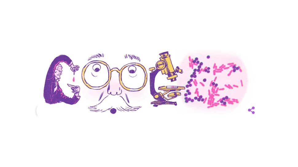 Google Doodle honors Danish microbiologist Hans Christian Gram and his groundbreaking discovery