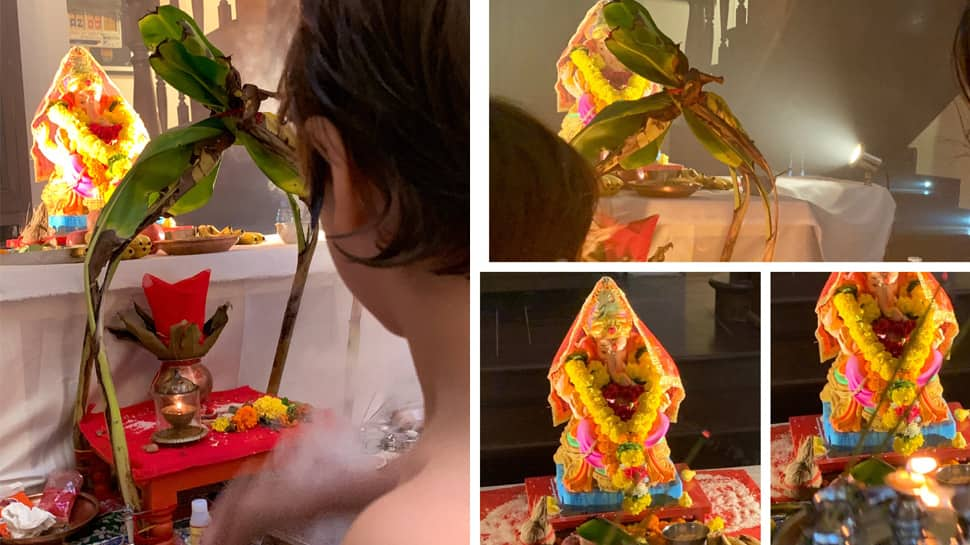 Shah Rukh Khan shares Ganpati pics from Mannat, wishes happiness for all—See inside