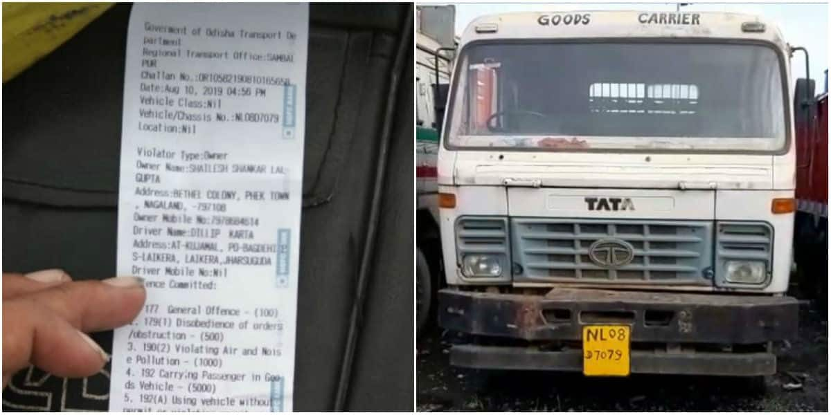 Truck owner fined Rs 6.53 lakh for violating traffic rules in Odisha