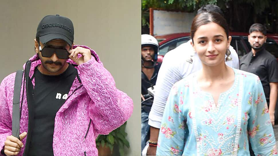 Ranveer Singh, Alia Bhatt spotted outside Karan Johar&#039;s office—Pics