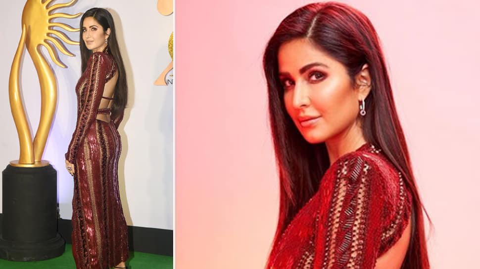 Katrina Kaif ups the hotness level in a red backless gown at IIFA 2019 green carpet—Pics