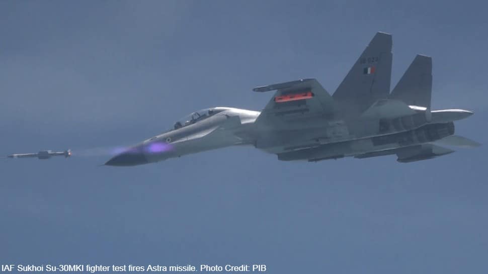 IAF Sukhoi Su-30MKI successfully test-fires Astra BVR Air-to-Air missile developed by DRDO