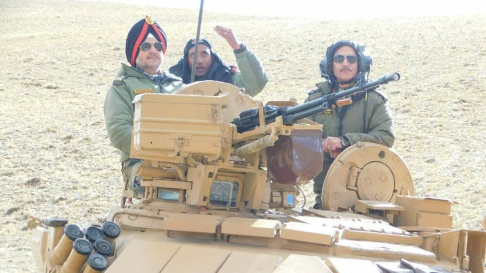 Indian Army conducts exercise in Eastern Ladakh, Northern Commander Lieutenant General Ranbir Singh praises troops