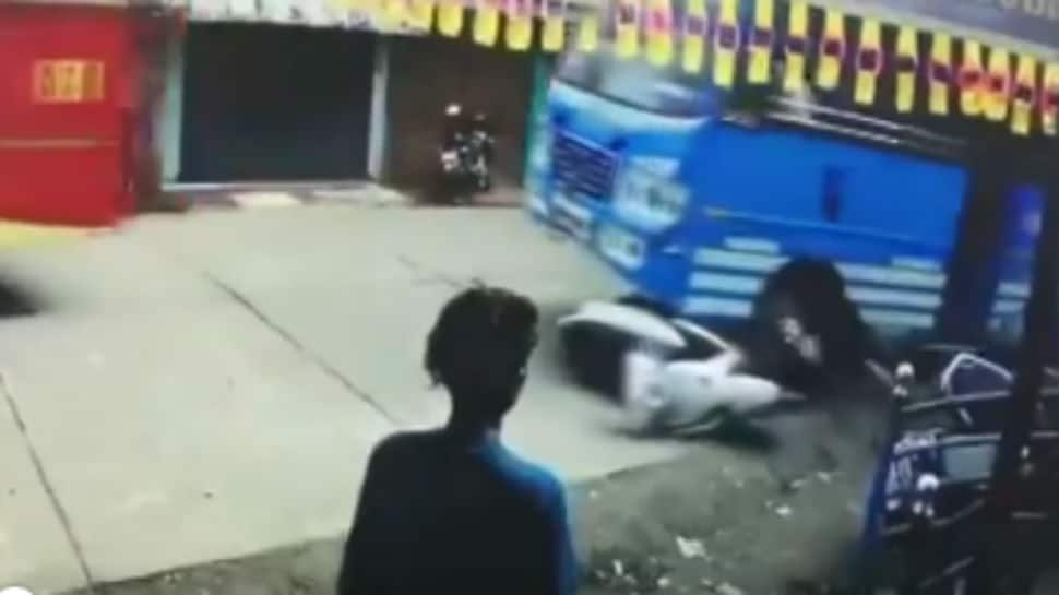 Watch: Miraculous escape for man hit, dragged by bus in Kerala