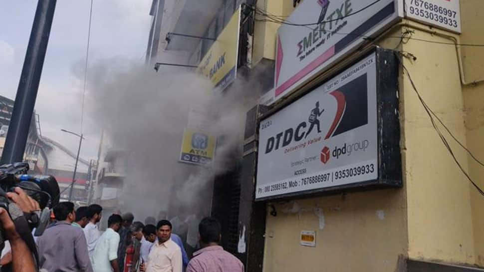 Fire breaks out at UCO Bank in Bengaluru, several feared trapped