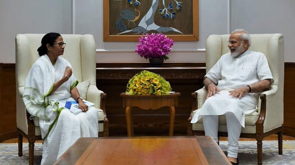 Mamata Banerjee meets PM Narendra Modi, urges him to write off West Bengal&#039;s debt