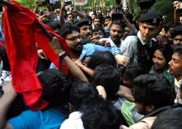 Mamata Banerjee, West Bengal Police took no action despite violence inside Jadavpur University: Babul Supriyo