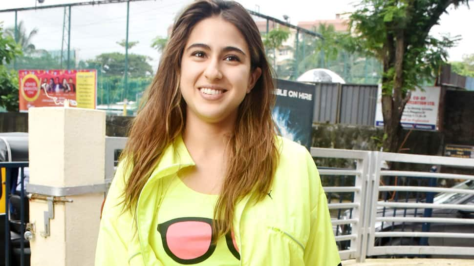 Sara Ali Khan&#039;s neon-green jacket and million dollar smile takes the spotlight—Pics