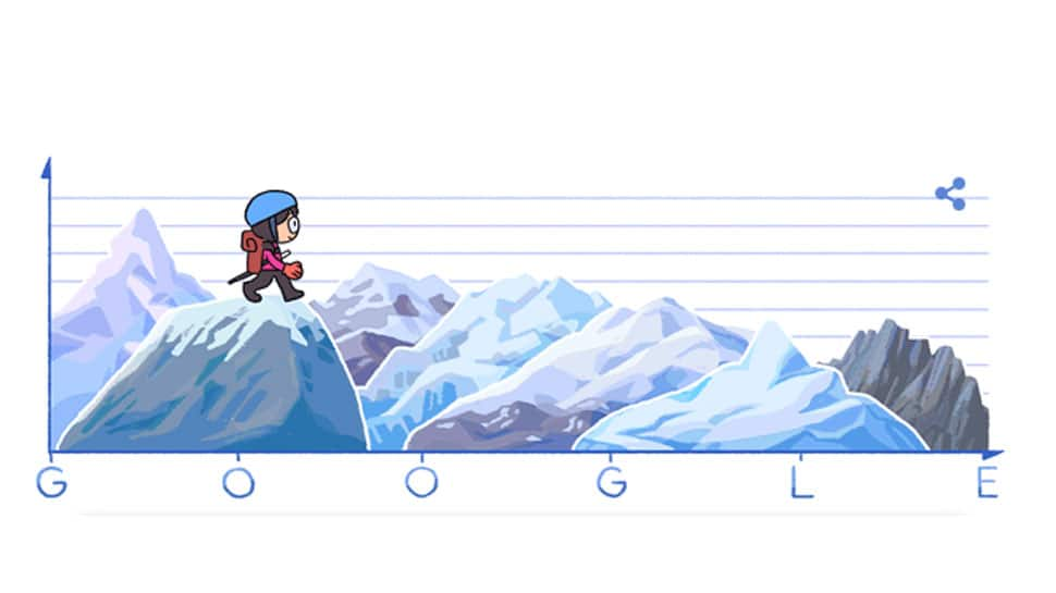 Google honours mountaineer Junko Tabei with a doodle on her 80th birth anniversary