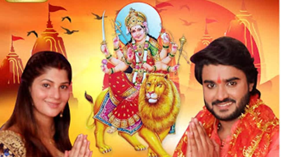 Sapna Gill and Pradeep Pandey Chintu team up for a devotional song—Pics