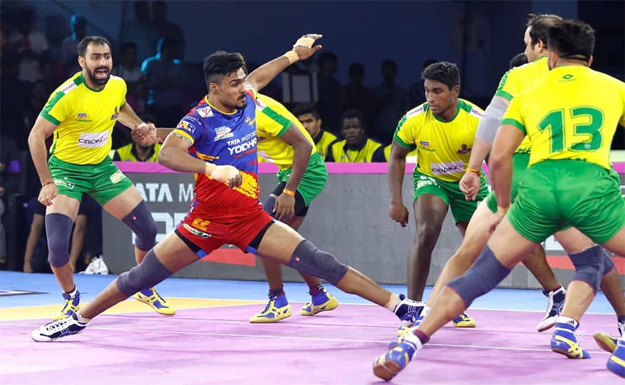 Pro Kabaddi: UP Yoddha beat Tamil Thalaivas 49-22