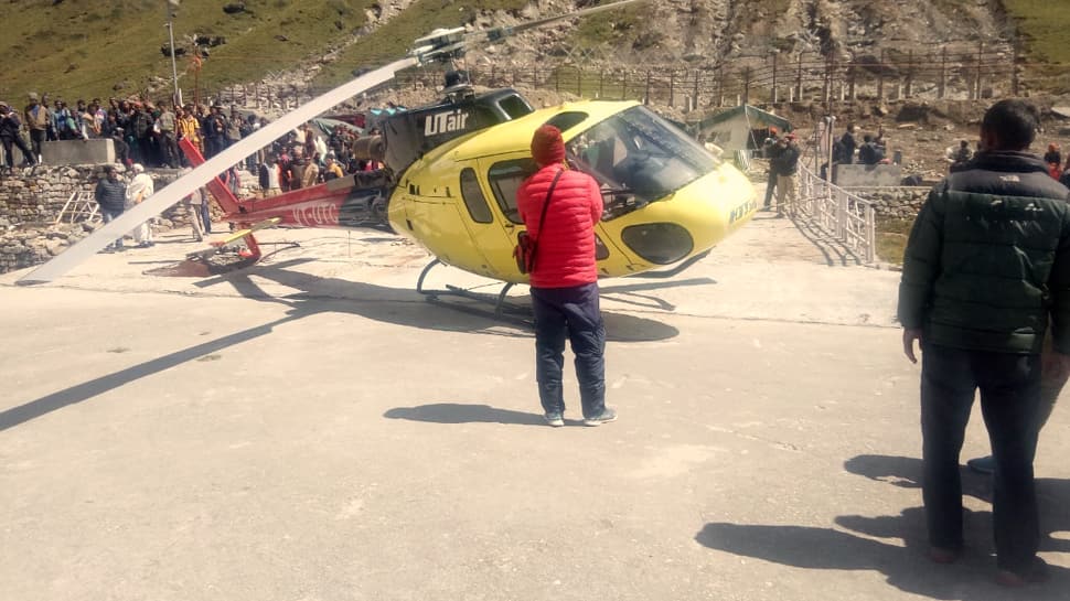 Private helicopter crashes during take-off from Kedarnath helipad, all passengers safe