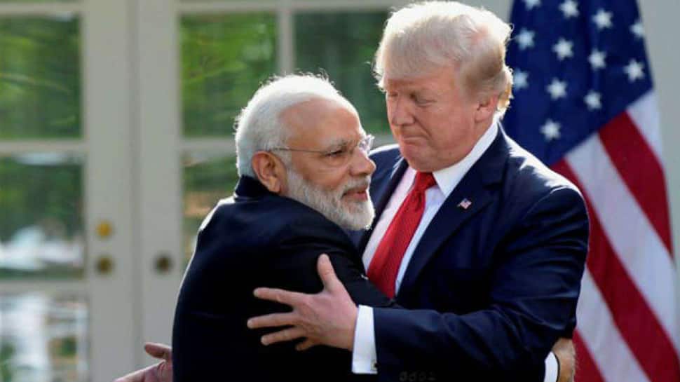 US President Donald Trump makes surprise visit to UN climate change summit, claps on PM Modi&#039;s speech