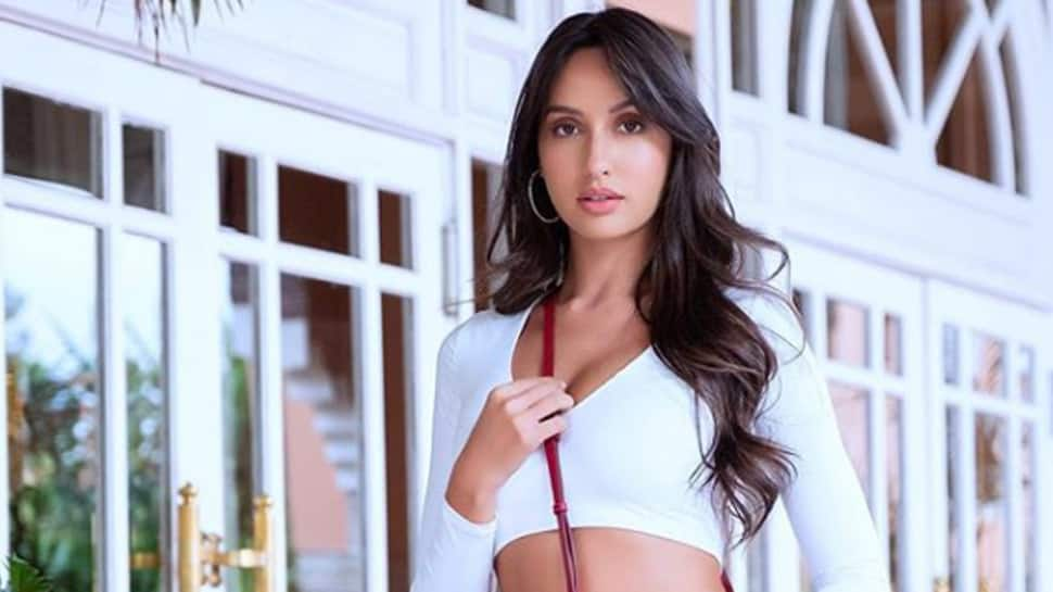 Nora Fatehi gives angelic vibes in a white lehenga—Pics inside