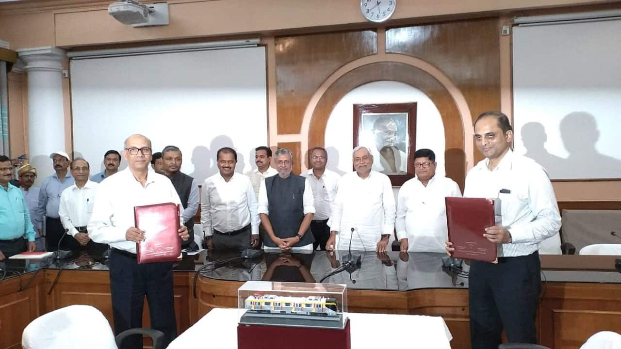 Bihar government inks MoU with DMRC for Patna Metro Rail Project  