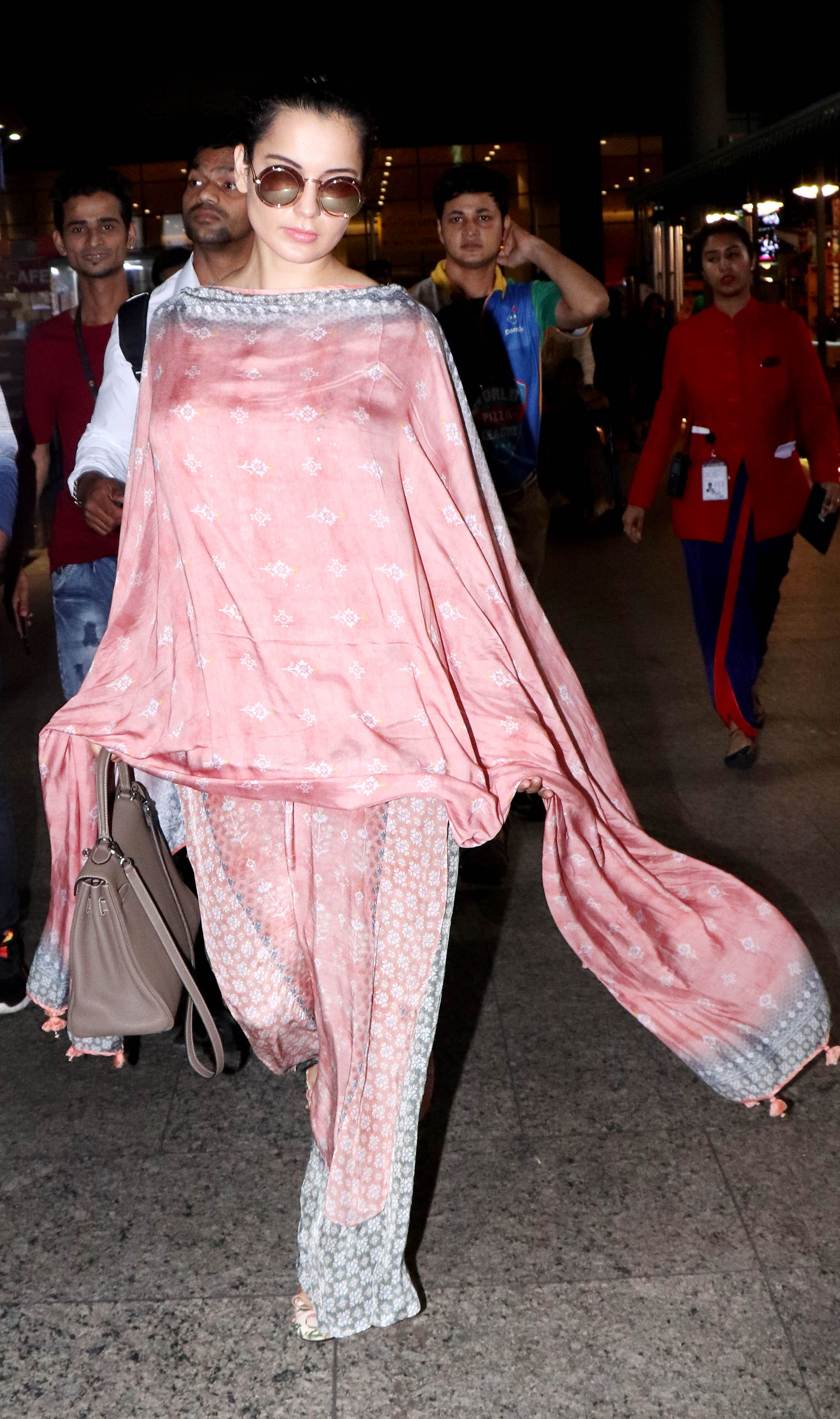 Kangana Ranaut at the airport