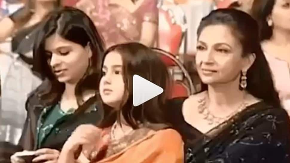 This video of young Sara Ali Khan with her grandmother Sharmila Tagore goes viral on social media-Watch 