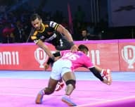 PKL 7: Siddharth Desai helps Telugu Titans thrash Jaipur Pink Panthers 51-31