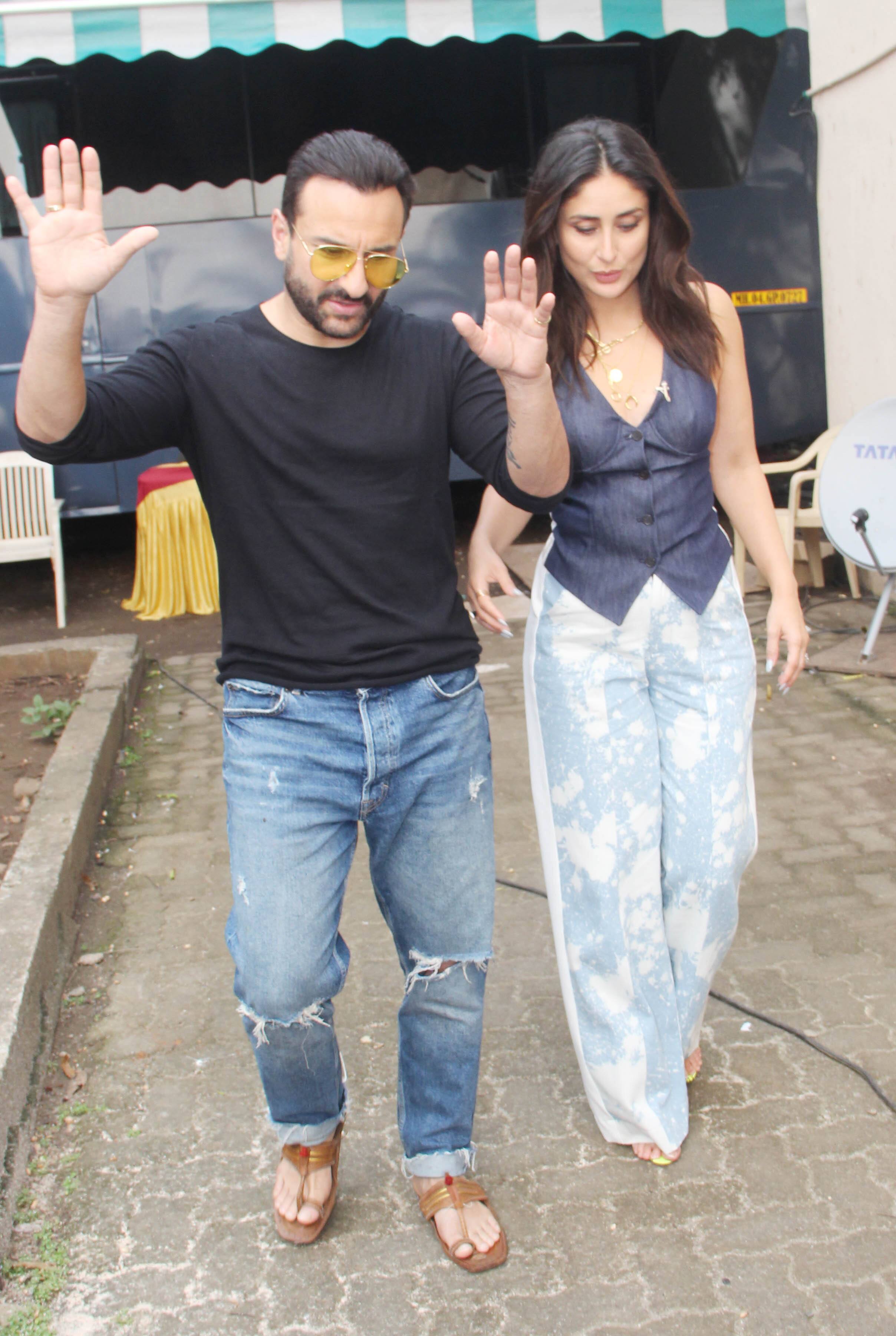 Saif Ali Khan with begum Kareena