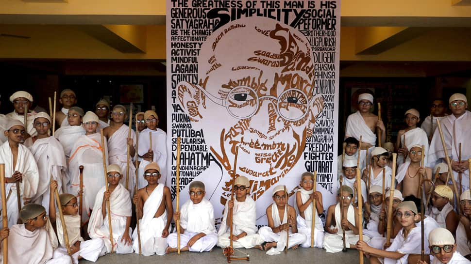 India to commemorate 150th birth anniversary of Mahatma Gandhi on Wednesday, PM Modi to visit Sabarmati Ashram