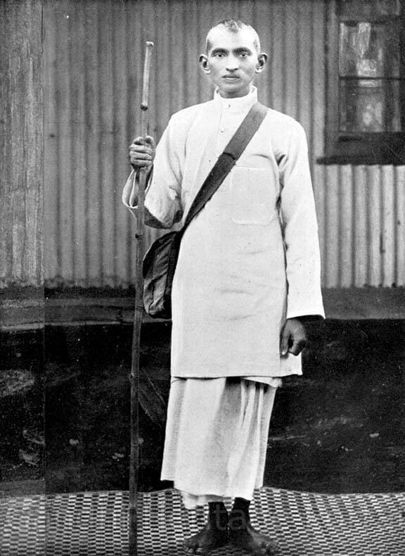 Mahatma Gandhi in his younger days