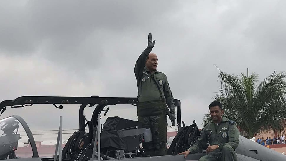 IAF Day to witness Rajnath Singh flying in a Rafale fighter in France