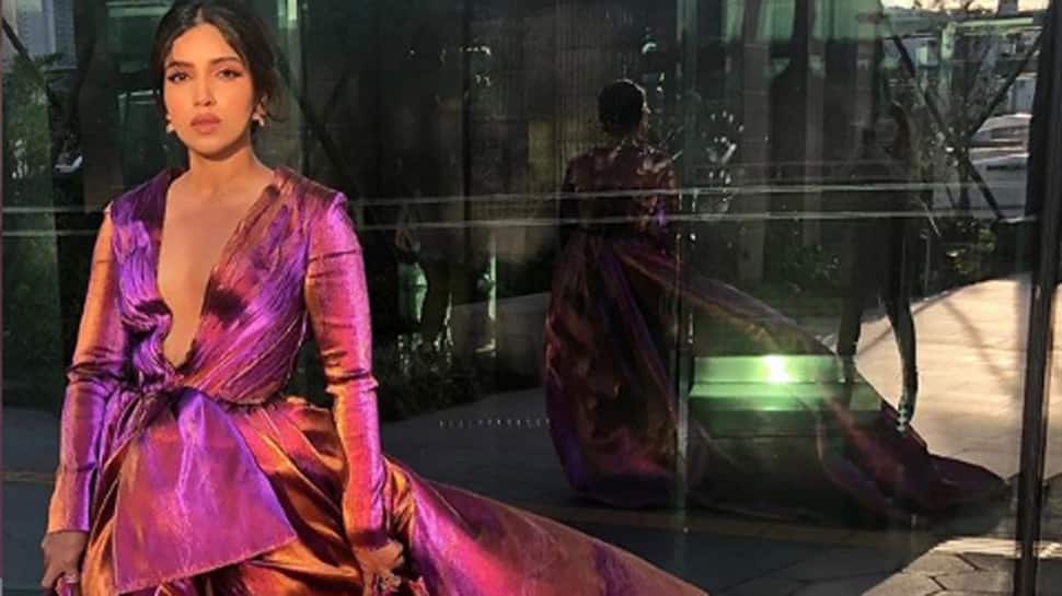 Bhumi Pednekar raises the hotness quotient in her floor-sweeping gown—Photos 