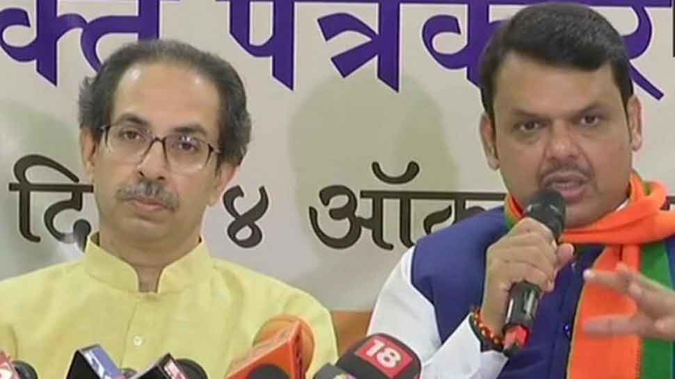 Shiv Sena 124 seats, BJP and smaller allies 164: NDA&#039;s Maharashtra assembly election alliance deal